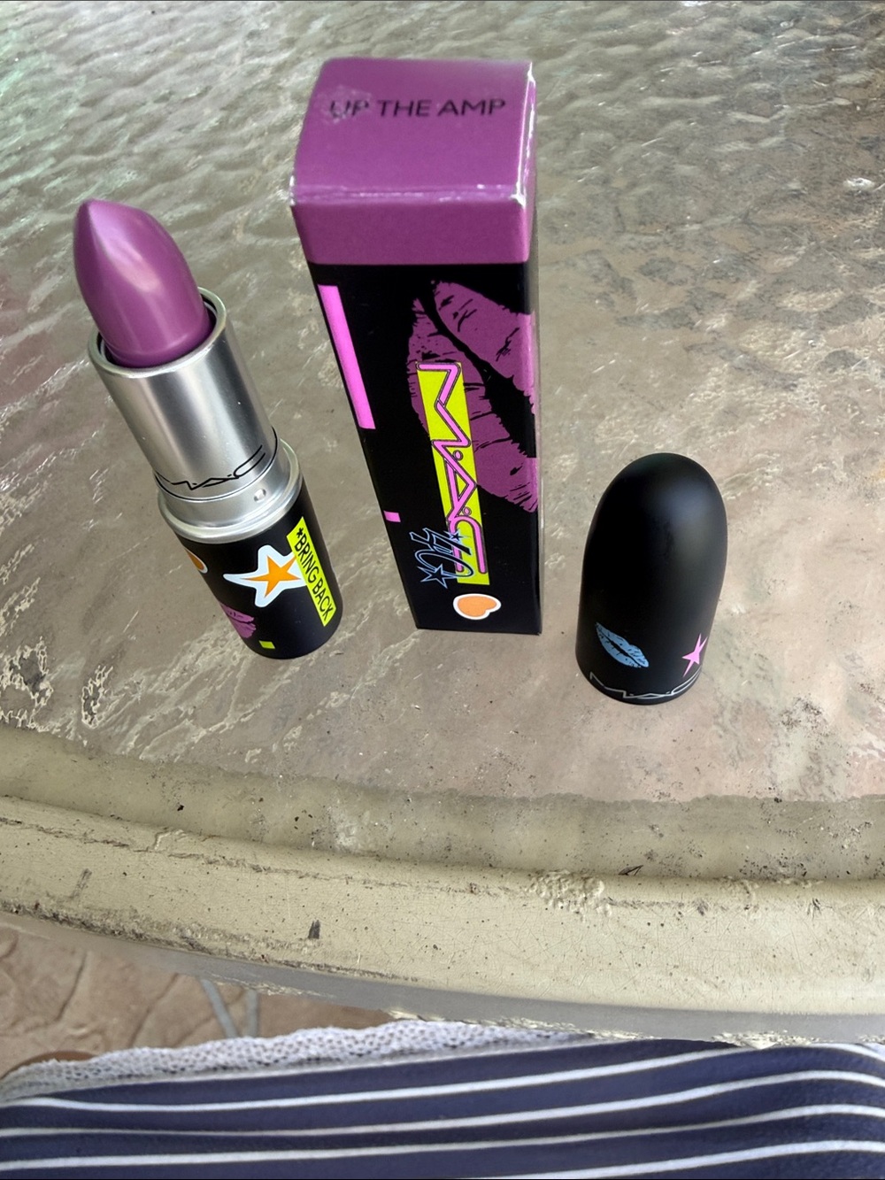 MAC - Lilac Purple sold out, amplified lipstick , limited edition I